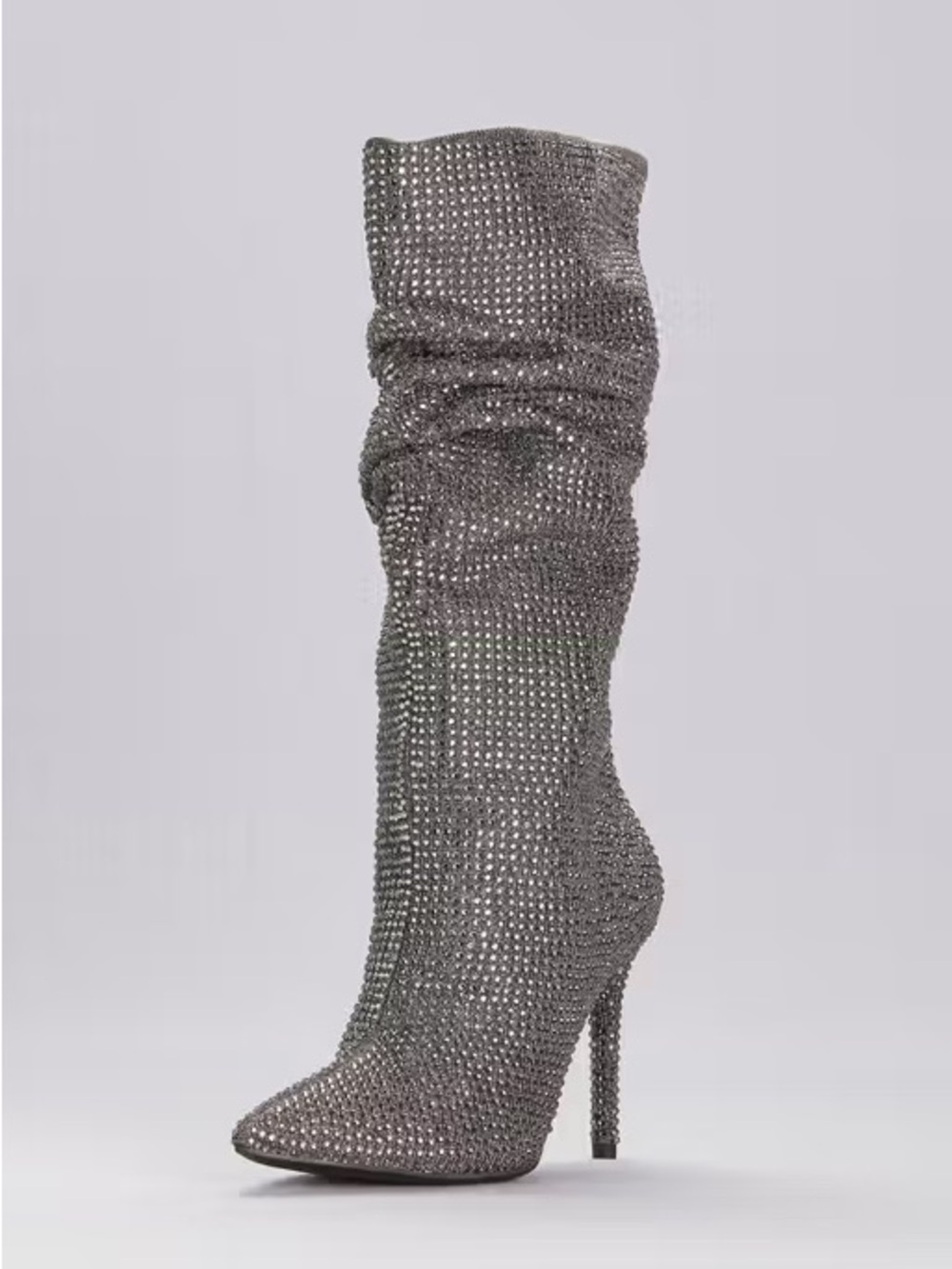 JESSICA SIMPSON Rhinestoned Slouch Boots LAYZER